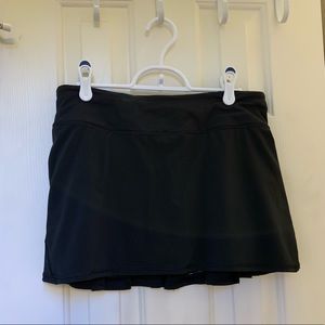 Lululemon black running skirt